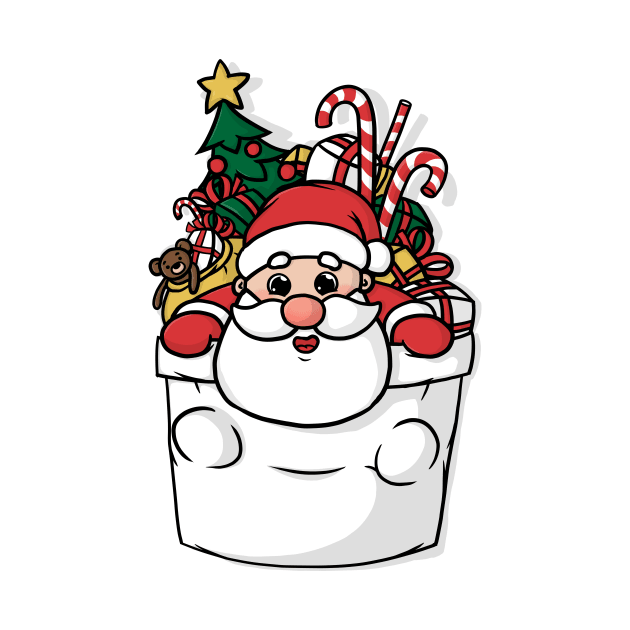 Cute Pocket Santa by Beka