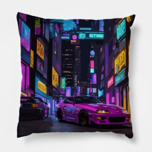 Retro JDM Cars Pillow