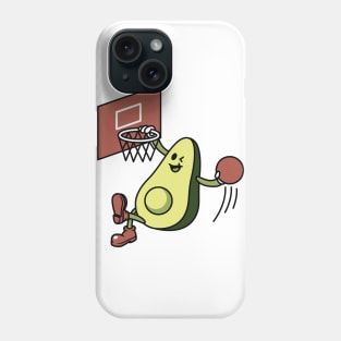 Avocado Playing Basketball Phone Case