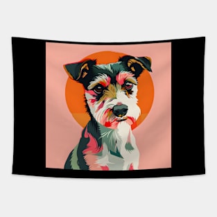 Fox Terrier in 70's Tapestry