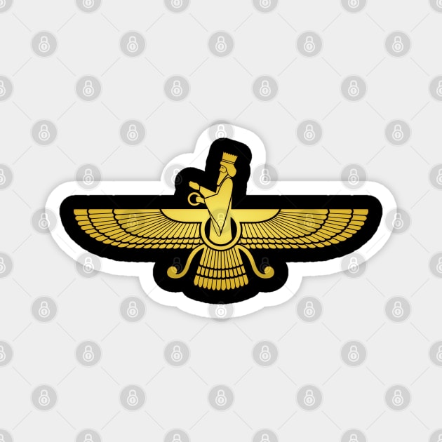 Farvahar Faravahar Iranian Magnet by Beltschazar