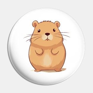 Kawaii Capybara Pin