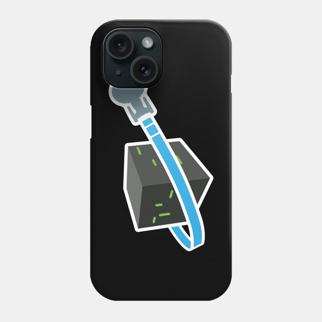 Cyborg to the Power of Three Phone Case by DCLawrenceUK