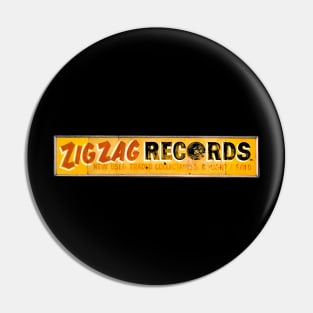 Zig Zag Records Pin