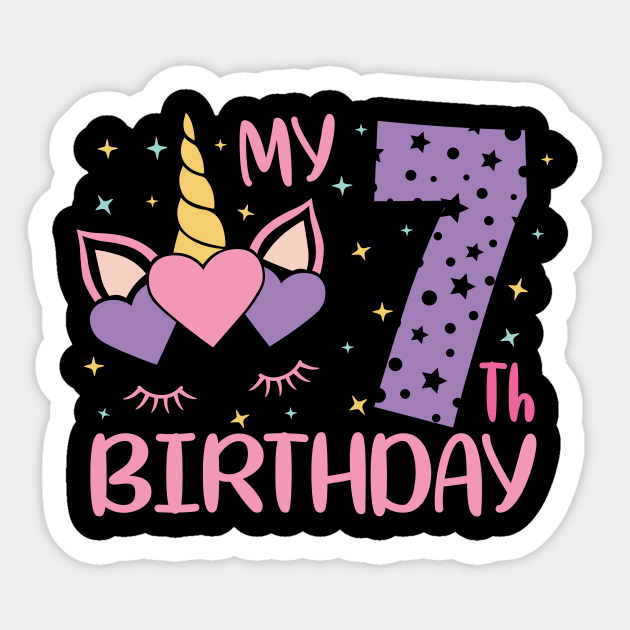 its my 7th birthday