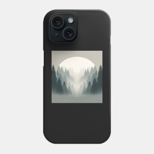 Misty Pines: The Whispering Forest Phone Case