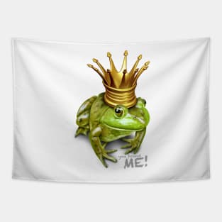 Frog with crown Tapestry