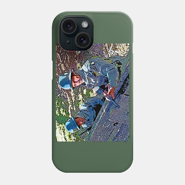 WW2 101st Airborne in Holland Phone Case by Busybob