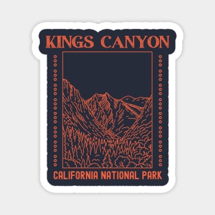 Kings Canyon National Park California Magnet