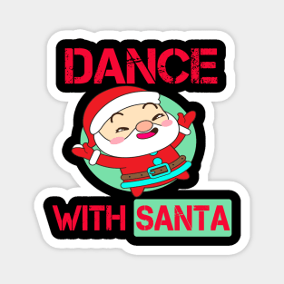 Dancing with Santa Magnet