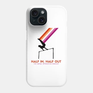 HIHO LOGO (Lesbian flag - transparent) Phone Case