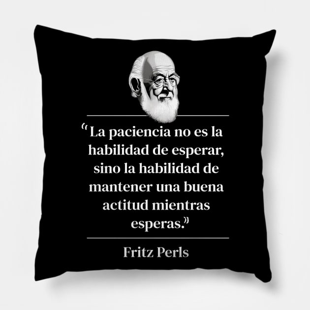 FRITZ PERLS GESTALT Pillow by WISDOM HEARTS MX