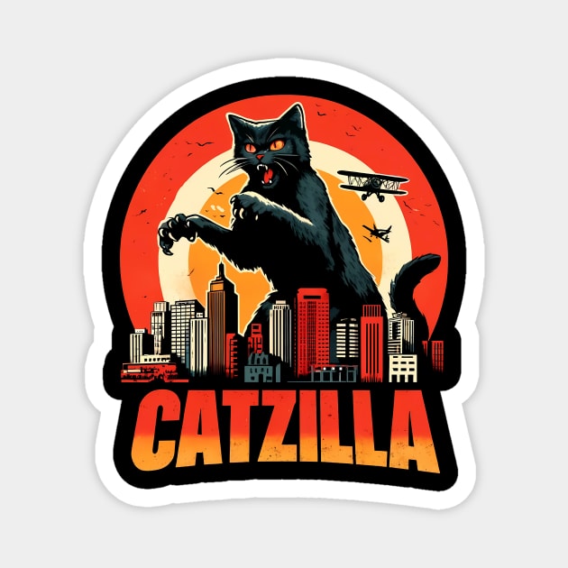 Catzilla Magnet by khaireddine