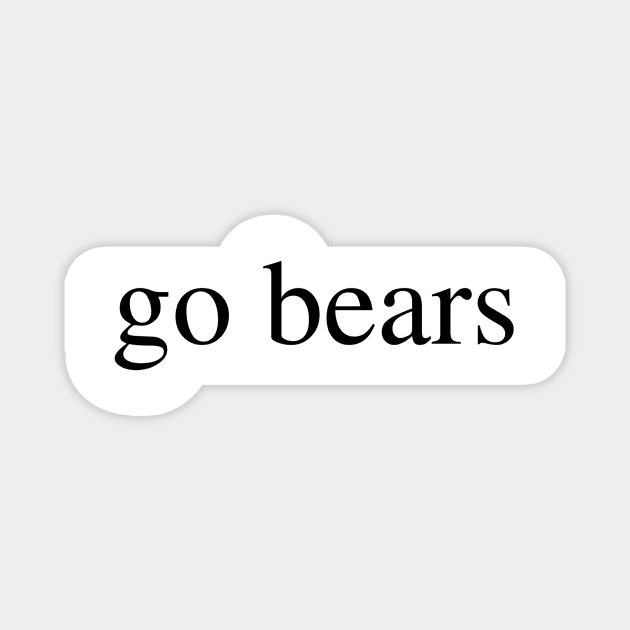 go bears Magnet by delborg