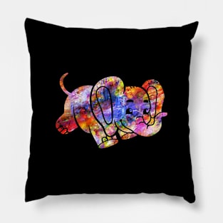 Colorful Elephant Gift Pillow