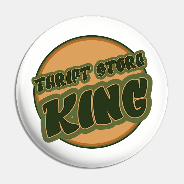 Thrift Store King natural Pin by BehindTheChamp