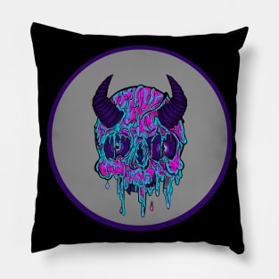 Grime Skull Pillow