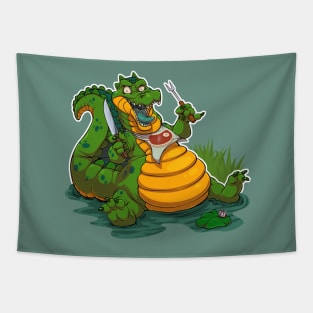 Stuffed Gator Tapestry