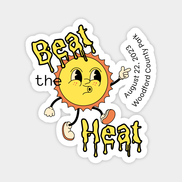 Beat the Heat Sticker Magnet by Track XC Life