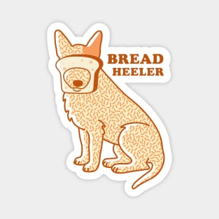 Bread Red Heeler Magnet