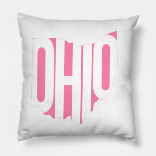 Ohio pink Pillow