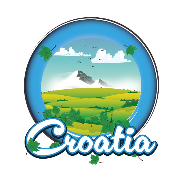 Croatia retro logo by nickemporium1