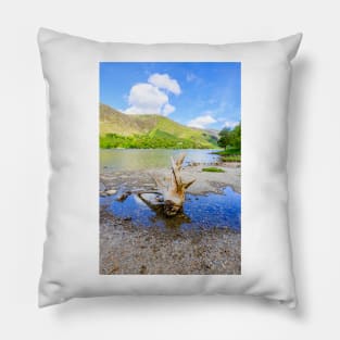 Buttermere Panorama With Driftwood Pillow