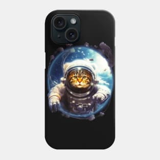 Astro Cat Adventure Phone Case