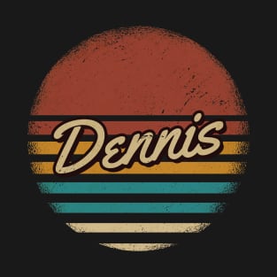 Dennis Vintage Text T-Shirt