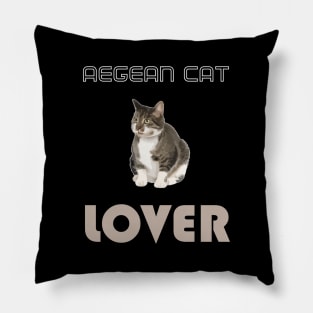 Aegean Cat Lover Pillow