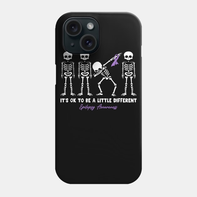 Epilepsy Awareness It's Ok To Be A Little Different Phone Case by KHANH HUYEN