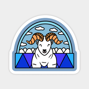 Cute dall sheep Magnet