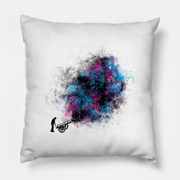 The Big Bang Pillow by Daletheskater