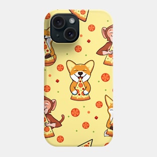 Corgi Pizza Phone Case