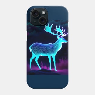 Bioluminescent deer Phone Case