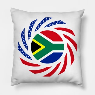 South African American Multinational Patriot Flag Pillow