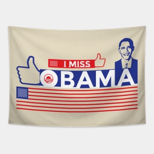 I miss obama cool Tapestry