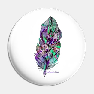 Feather Glitch #5 Pin