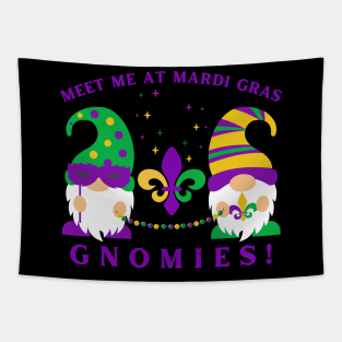 Mardi Gras Gnomes Meet Me at Mardi Gras Gnomies Tapestry