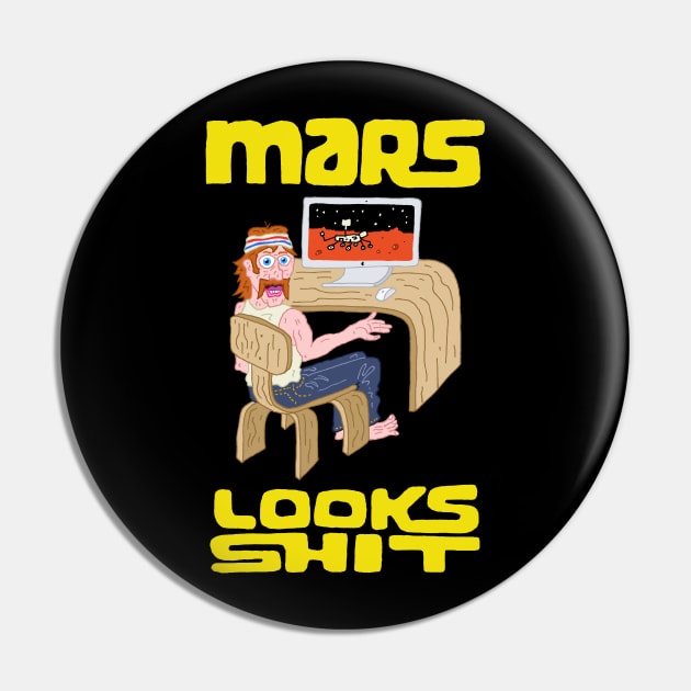 MARS Pin by andewhallart