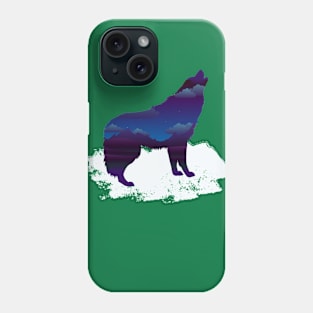 Wild Wolf Howling Phone Case