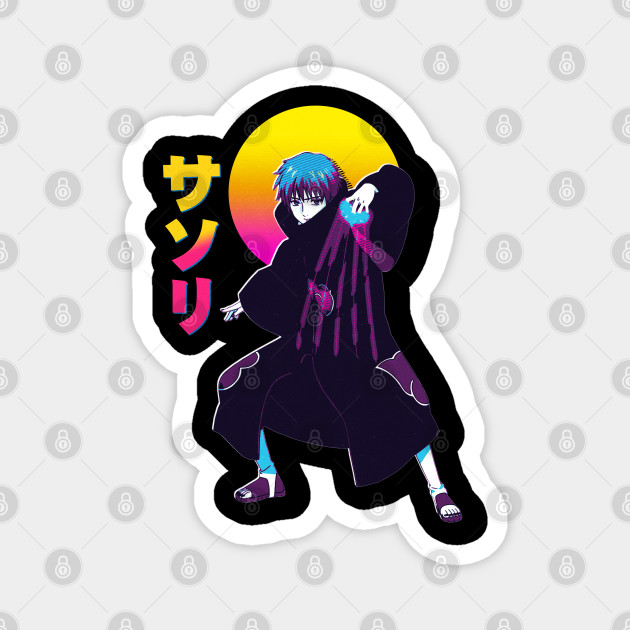Sasoria Naruto Vaporwave Aesthetic Naruto Shippuden Magnet Teepublic Au