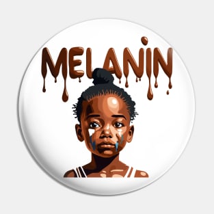 Melanin Drippin' Afrocentric Pin