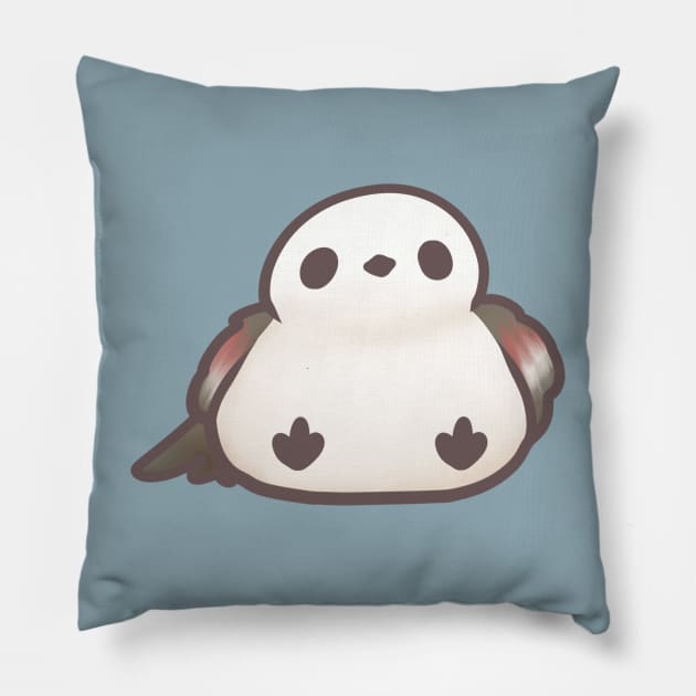 Cute Korean Crow Birdy Pillow by mil.creates