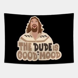 The Dude - Big Lebowski Tribute: In a Good Mood with Bowling Bliss Tapestry