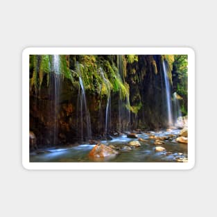 Waterfalls in Pantavrehei canyon Magnet