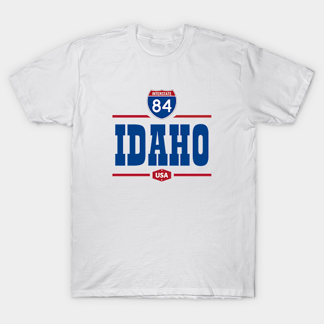 Discover Idaho Interstate 84 USA - Idaho State - T-Shirt