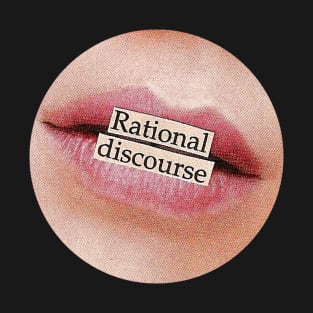 Rational discourse collage art T-Shirt