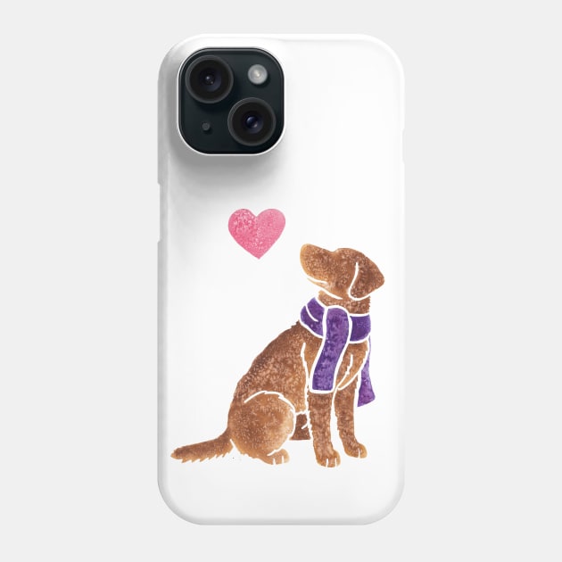 Watercolour Chesapeake Bay Retriever Phone Case by animalartbyjess