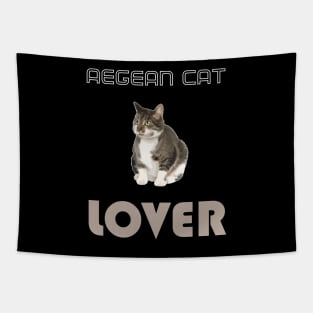 Aegean Cat Lover Tapestry